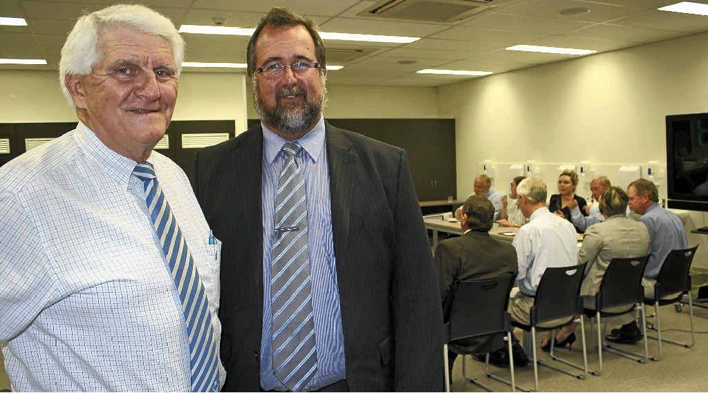 Darling Downs Hospital and Health Board chairman Mike Horan met with Southern Downs mayor Peter Blundell (pictured) and other councillors. Darling Downs Hospital and Health Board chairman Mike Horan met with Southern Downs mayor Peter Blundell (pictured) and other councillors.